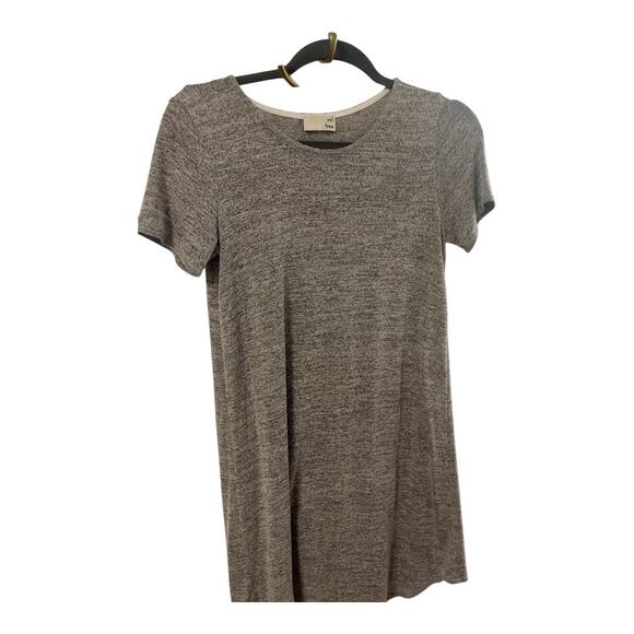 Aritzia Wilfred Free Lorelei T Shirt Dress Jersey Knit Short Sleeve Gray Size S - Picture 6 of 13